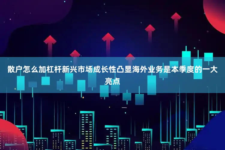 散户怎么加杠杆新兴市场成长性凸显海外业务是本季度的一大亮点